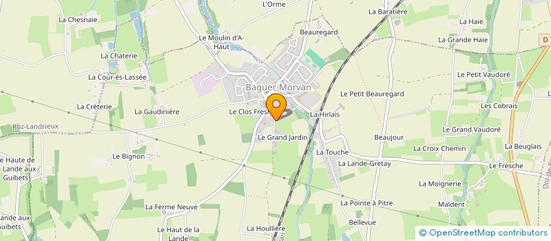 localisation de l'entreprise SCI VERON  BAGUER-MORVAN