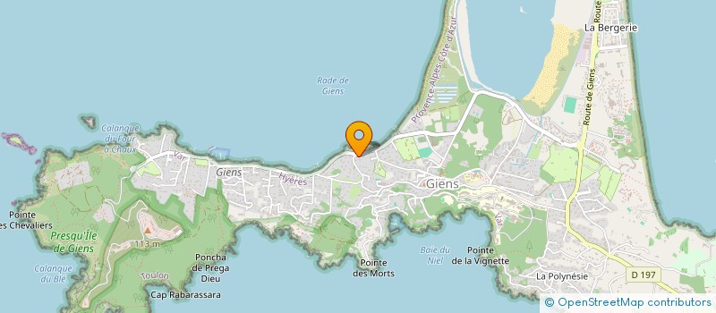 localisation de l'entreprise SCI VERONE à HYERES