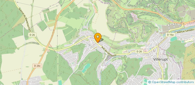 localisation de l'entreprise SCI VERONE  THIL