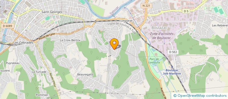 localisation de l'entreprise SCI VERONIQUE  BOULAZAC ISLE MANOIRE