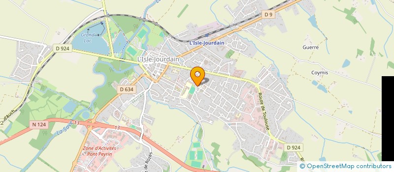 localisation de l'entreprise SCI VERONIQUE  L ISLE JOURDAIN