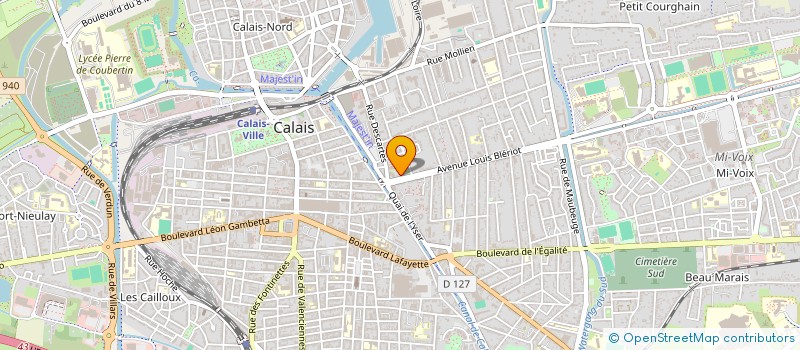 localisation de l'entreprise SCI VERONIQUE  CALAIS