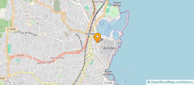 localisation de l'entreprise SCI VERONIQUE à ANTIBES
