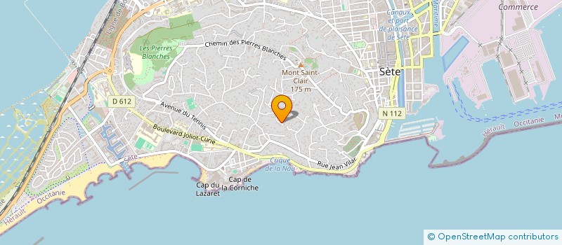 localisation de l'entreprise SCI VERONIQUE  SETE