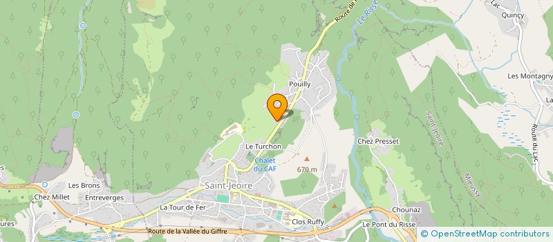 localisation de l'entreprise SCI VERONIQUE  SAINT-JEOIRE