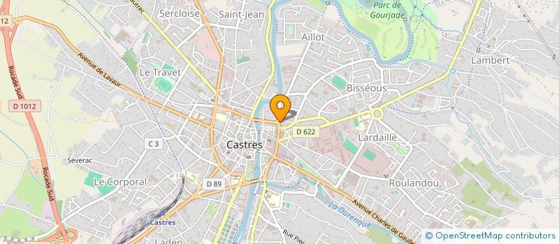 localisation de l'entreprise SCI VERONIQUE  CASTRES