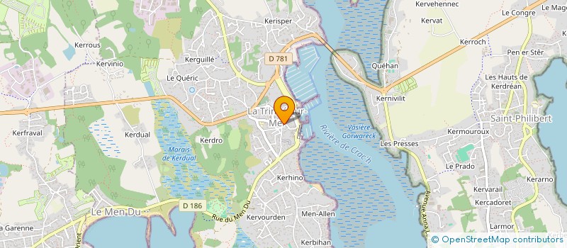 localisation de l'entreprise SCI VERONIQUE  LA TRINITE-SUR-MER