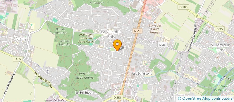 localisation de l'entreprise SCI VERONIQUE ET CYRIL FOUCAT à LA VILLE-DU-BOIS