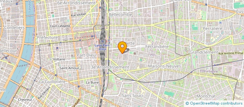 localisation de l'entreprise SCI VERONIQUE M  LYON