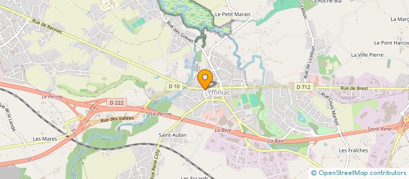 localisation de l'entreprise SCI VERONIQUE MARTIN  YFFINIAC