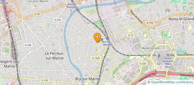 localisation de l'entreprise SCI VEROT DEGREMONT 2 à BRY SUR MARNE