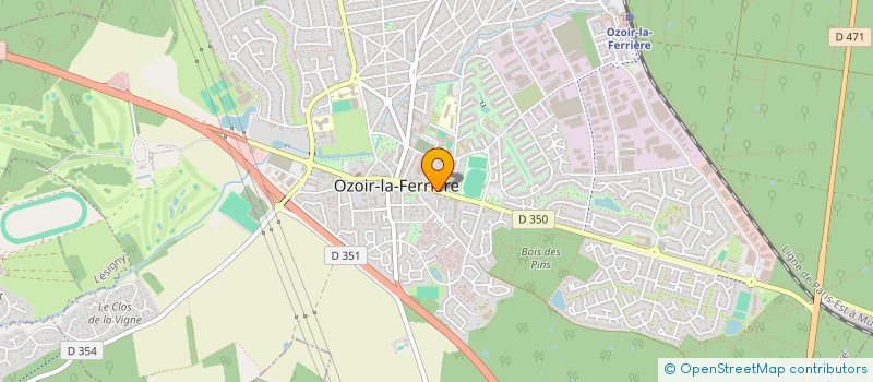 localisation de l'entreprise SCI VEROT DEGREMONT  OZOIR-LA-FERRIERE