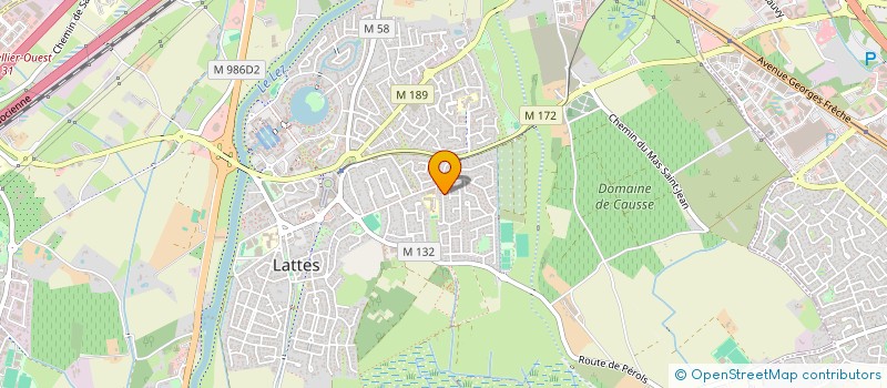 localisation de l'entreprise SCI VERPHIL à LATTES