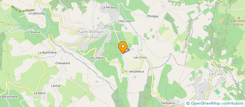 localisation de l'entreprise SCI VERPILLEUX  SAINT-ROMAIN-EN-JAREZ