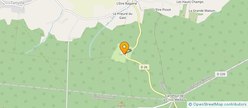 localisation de l'entreprise SCI VERRERIE DU GAST à TANVILLE