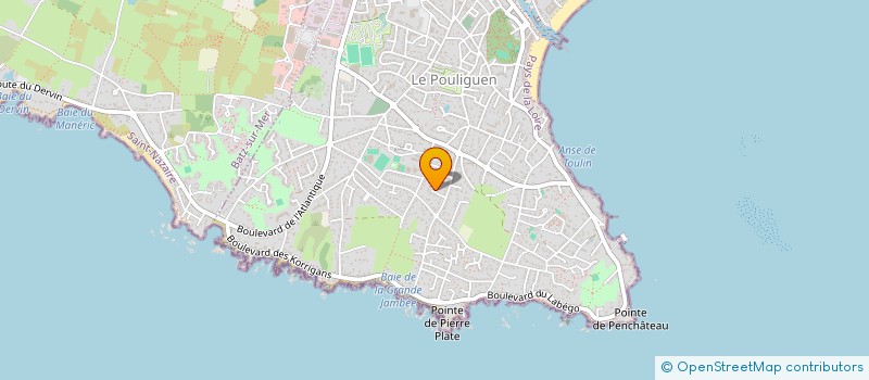 localisation de l'entreprise SCI VERRIER  LE POULIGUEN