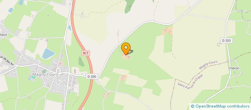 localisation de l'entreprise SCI VERRIERES à MAGNY-COURS