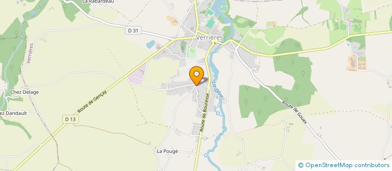 localisation de l'entreprise SCI VERRIERES à VERRIERES