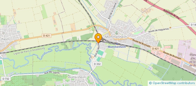 localisation de l'entreprise SCI VERRIERS  WITTERSHEIM