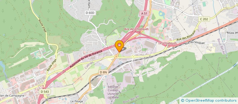 localisation de l'entreprise SCI VERROS LOCATION à BOUC-BEL-AIR