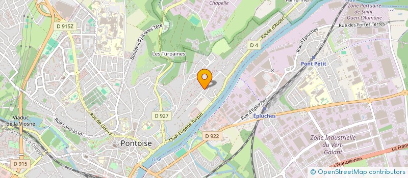 localisation de l'entreprise SCI VERS D'AUTRES RIVES  PONTOISE