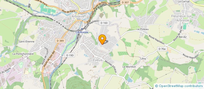 localisation de l'entreprise SCI VERS LE BOIS  SAINT-GERMAIN-NUELLES