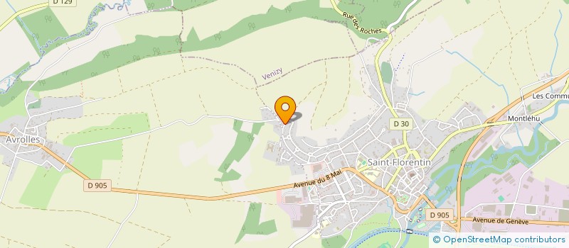 localisation de l'entreprise SCI VERS LE LAC  SAINT-FLORENTIN