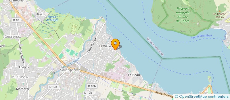 localisation de l'entreprise SCI VERS LE PORT à SAINT-JORIOZ