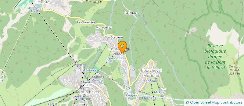 localisation de l'entreprise SCI VERS RIVES à COURCHEVEL