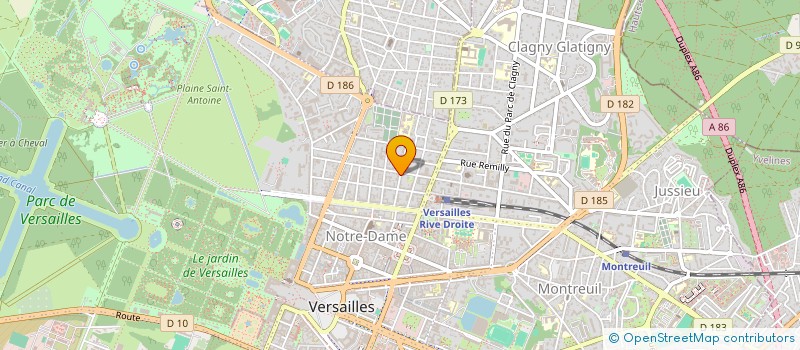 localisation de l'entreprise SCI VERSAILLES à VERSAILLES
