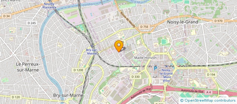 localisation de l'entreprise SCI VERSAILLES  BRY-SUR-MARNE