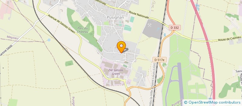 localisation de l'entreprise SCI VERSAILLES 9  PUSIGNAN