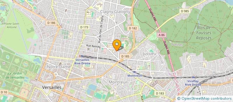 localisation de l'entreprise SCI VERSAILLES HAUSSMANN à VERSAILLES