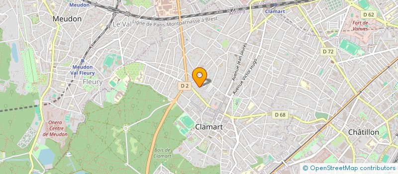 localisation de l'entreprise SCI VERSAILLES PARIS XV à CLAMART