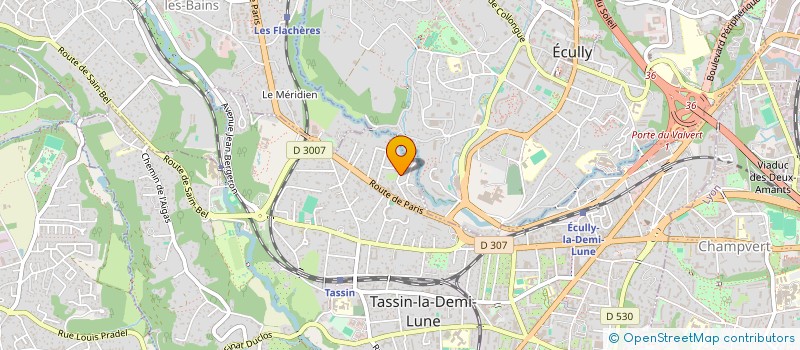 localisation de l'entreprise SCI VERSAILLEUX  TASSIN-LA-DEMI-LUNE