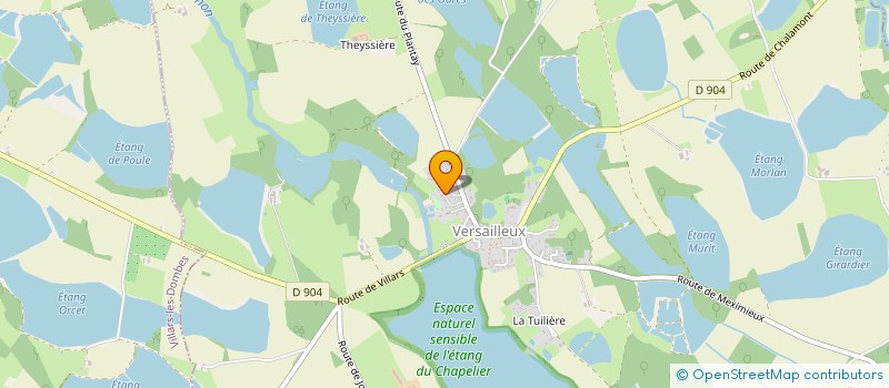 localisation de l'entreprise SCI VERSAILLOISE  VERSAILLEUX