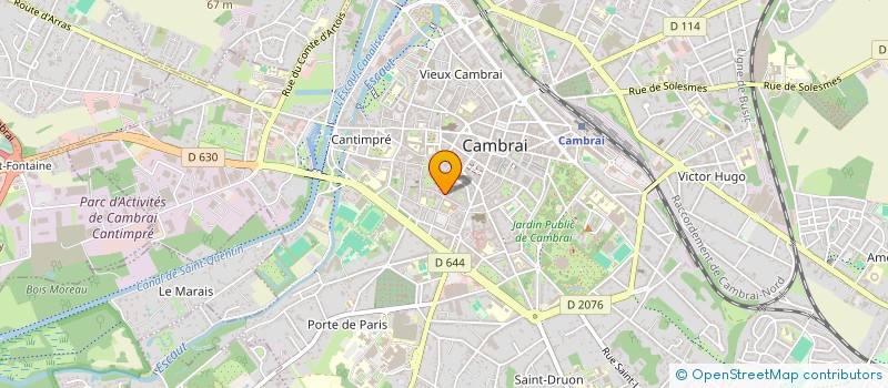 localisation de l'entreprise SCI VERSAN  CAMBRAI