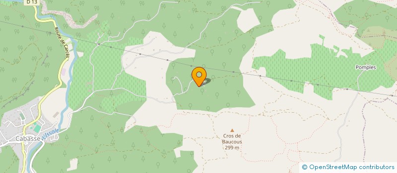 localisation de l'entreprise SCI VERSANT SUD  CABASSE