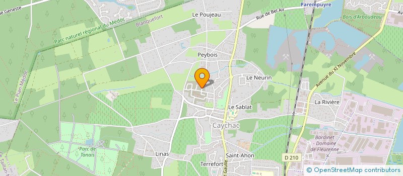localisation de l'entreprise SCI VERSAVAUX FAURE à BLANQUEFORT