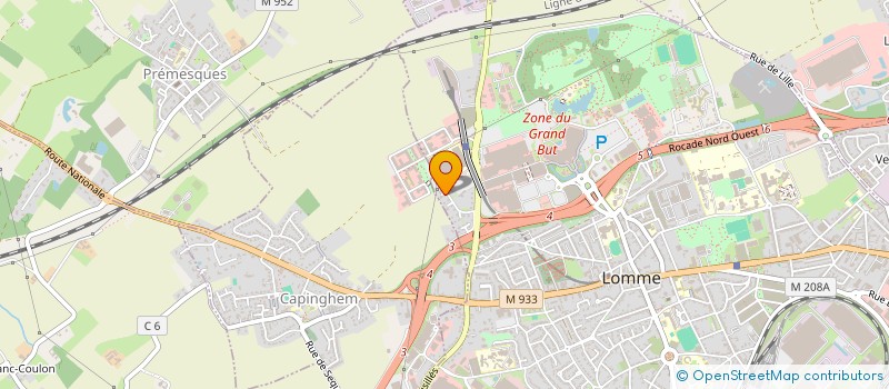 localisation de l'entreprise SCI VERSEAU à LILLE