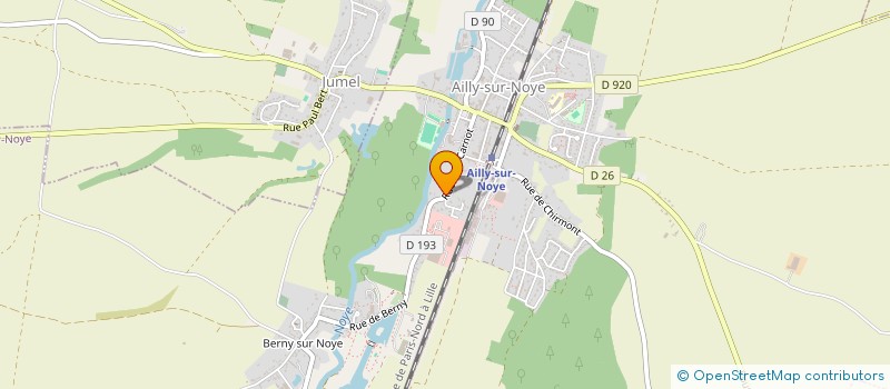localisation de l'entreprise SCI VERSEAU à AILLY-SUR-NOYE