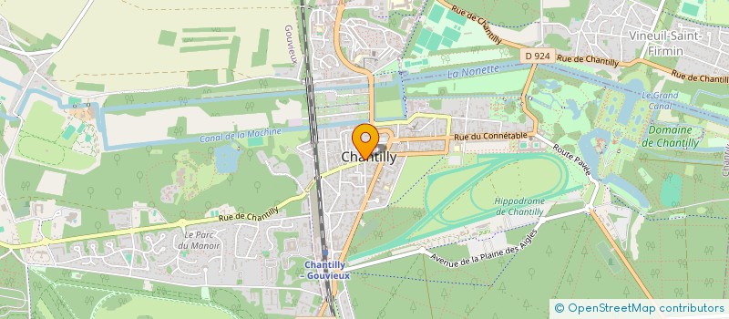 localisation de l'entreprise SCI VERSEPUY DENTAIRE CHANTILLY  CHANTILLY