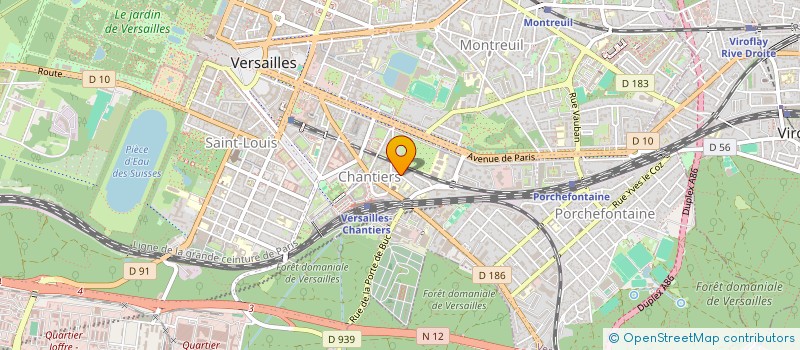 localisation de l'entreprise SCI VERSIMMO à VERSAILLES