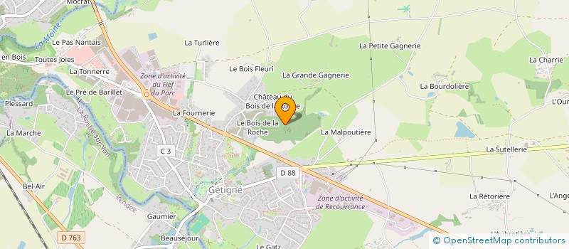 localisation de l'entreprise SCI  VERSO  GETIGNE