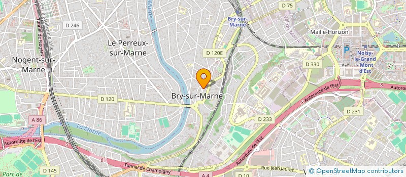 localisation de l'entreprise SCI VERSOF à BRY-SUR-MARNE