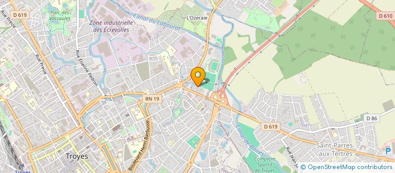 localisation de l'entreprise SCI VERSUS à TROYES