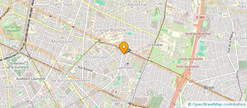 localisation de l'entreprise SCI VERT 7  LYON