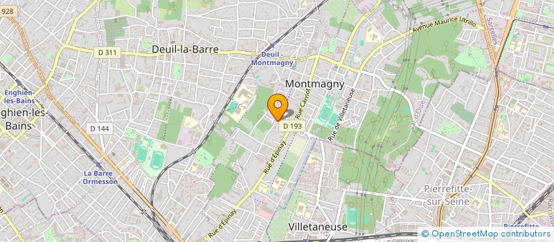 localisation de l'entreprise SCI VERT  MONTMAGNY