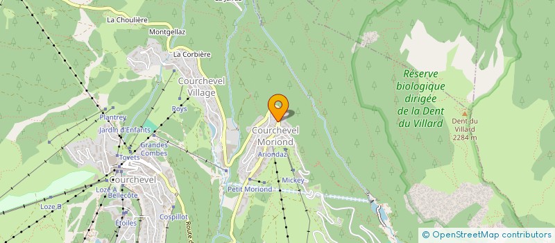 localisation de l'entreprise SCI VERT AMER à COURCHEVEL