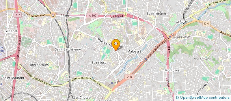 localisation de l'entreprise SCI VERT BOCAGE à MARSEILLE